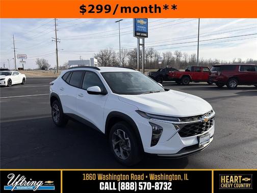 Summit White 2026 Chevrolet Trax LT