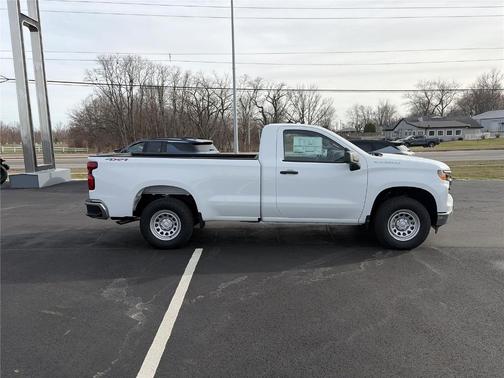 Summit White 2026 Chevrolet Silverado 1500 WT