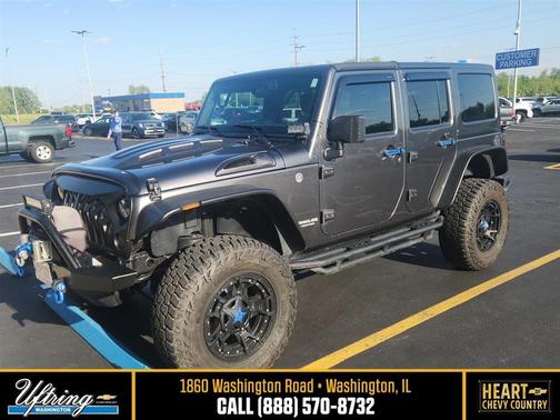 Granite Crystal Clearcoat Metallic 2016 Jeep Wrangler Unlimited Rubicon
