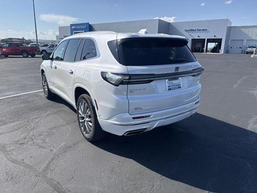 White Frost Tri-Coat 2025 Buick Enclave Avenir