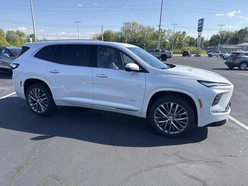 White Frost Tri-Coat 2025 Buick Enclave Avenir