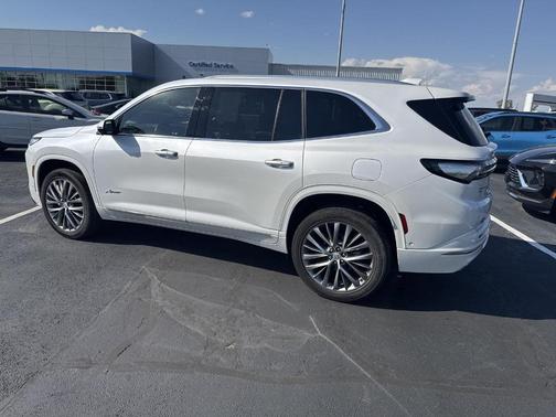 White Frost Tri-Coat 2025 Buick Enclave Avenir