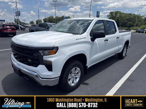 Summit White 2023 Chevrolet Silverado 1500 WT