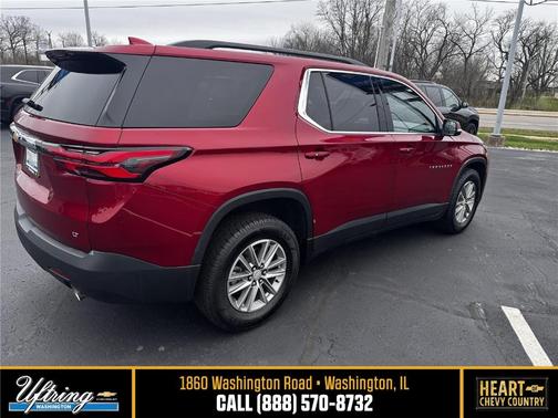 Radiant Red 2023 Chevrolet Traverse LT Cloth