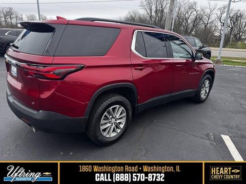 Radiant Red 2023 Chevrolet Traverse LT Cloth