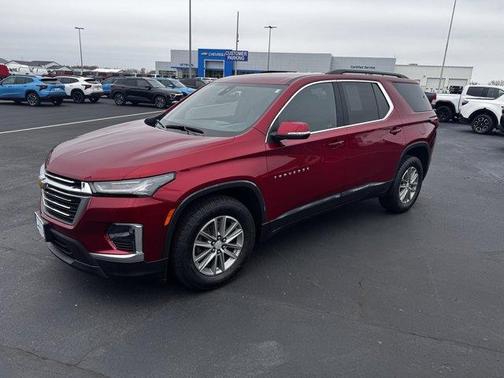 Radiant Red 2023 Chevrolet Traverse LT Cloth