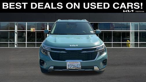 Blue 2025 Kia Seltos EX