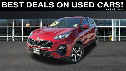 Red 2022 Kia Sportage LX