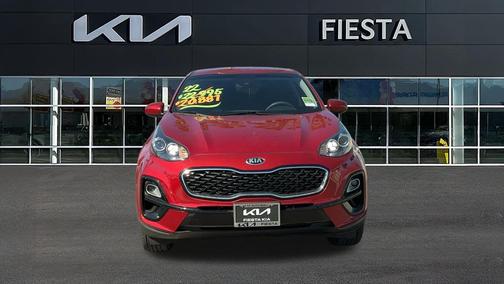 Red 2022 Kia Sportage LX