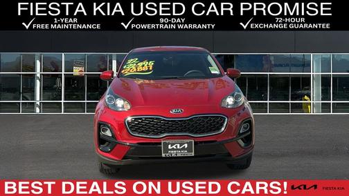 Red 2022 Kia Sportage LX