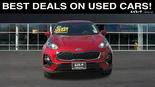 Red 2022 Kia Sportage LX
