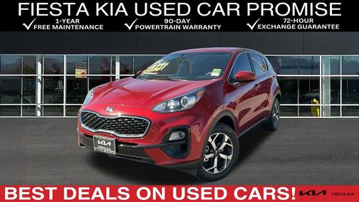 Red 2022 Kia Sportage LX