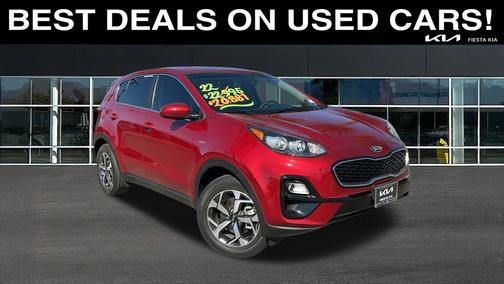 Red 2022 Kia Sportage LX