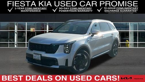 Silky Silver 2025 Kia Sorento Hybrid EX