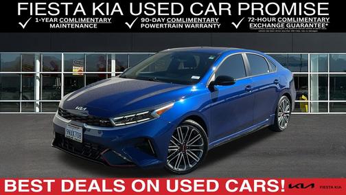 Deep Sea Blue 2024 Kia Forte GT