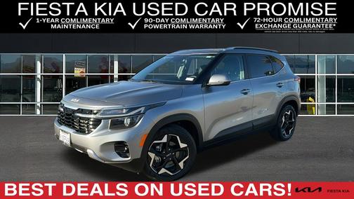 Steel Gray 2024 Kia Seltos EX