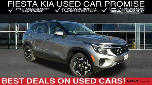 Steel Gray 2024 Kia Seltos EX