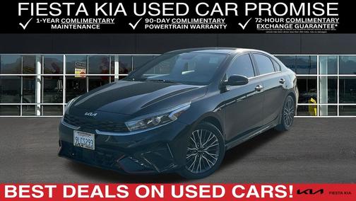 Aurora Black 2024 Kia Forte GT-Line