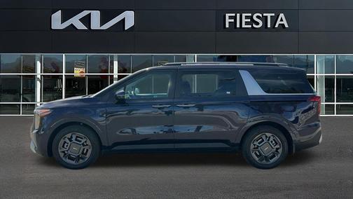 Blue 2025 Kia Carnival Hybrid EX