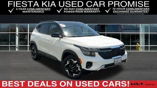 Clear White 2026 Kia Seltos S