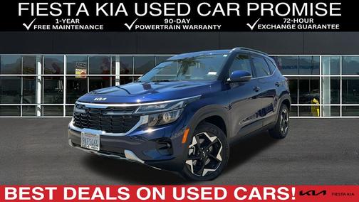 Ocean Blue 2024 Kia Seltos EX