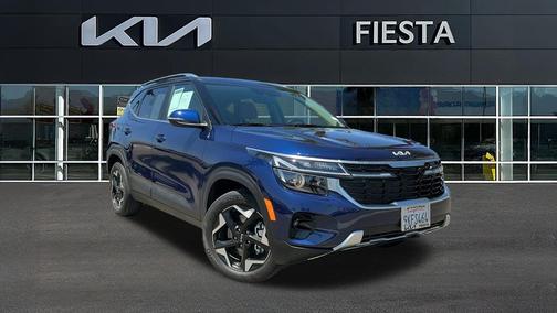 Ocean Blue 2024 Kia Seltos EX