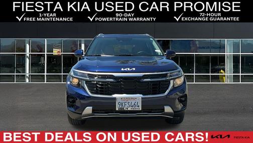 Ocean Blue 2024 Kia Seltos EX