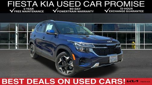 Ocean Blue 2024 Kia Seltos EX