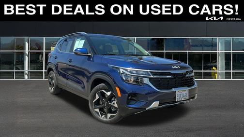 Ocean Blue 2024 Kia Seltos EX