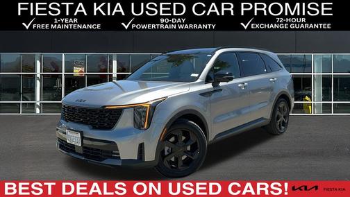 Steel Gray 2026 Kia Sorento Hybrid X-Line SX Prestige