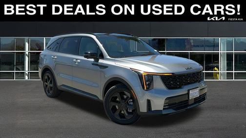 Steel Gray 2026 Kia Sorento Hybrid X-Line SX Prestige