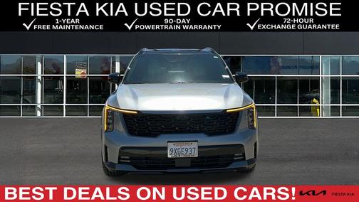 Steel Gray 2026 Kia Sorento Hybrid X-Line SX Prestige
