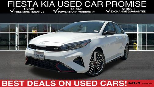 Snow White Pearl 2023 Kia Forte GT