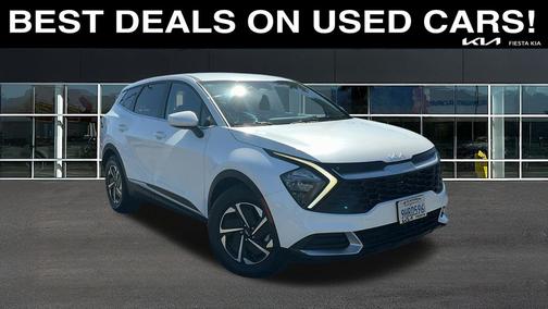 Snow White Pearl 2023 Kia Sportage Hybrid LX