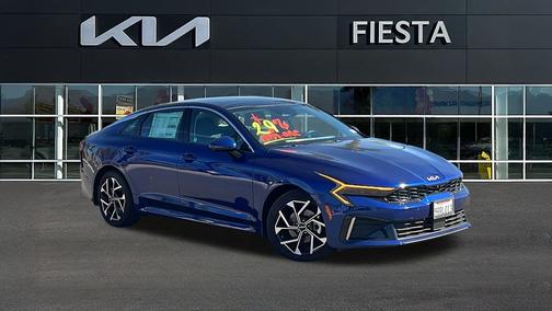 Blue 2025 Kia K5 EX