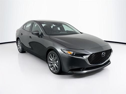 Machine Gray Metallic 2026 Mazda Mazda3 FWD w/Preferred Package