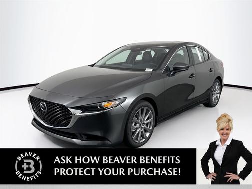 Machine Gray Metallic 2026 Mazda Mazda3 FWD w/Preferred Package