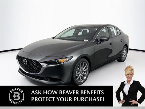 Machine Gray Metallic 2026 Mazda Mazda3 FWD w/Preferred Package