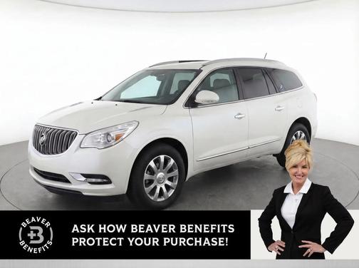 White 2017 Buick Enclave Leather