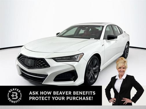 Platinum White Pearl 2023 Acura TLX A-Spec