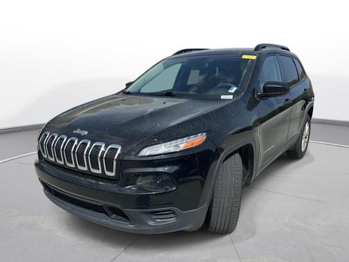 Diamond Black Crystal Pearlcoat 2017 Jeep Cherokee Sport