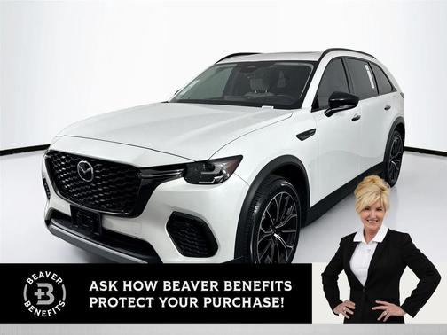 Rhodium White Premium 2025 Mazda CX-70 PHEV Premium Package