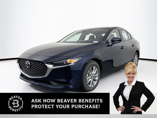 Deep Crystal Blue Mica 2026 Mazda Mazda3 FWD