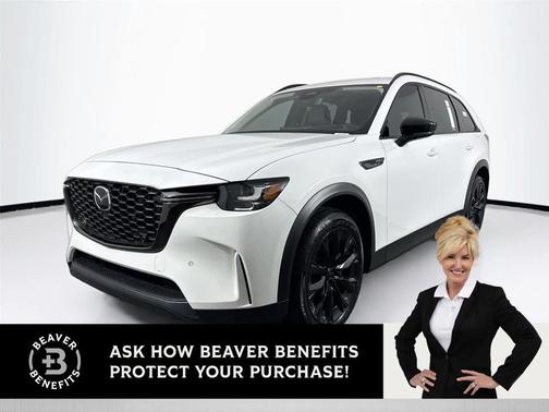 Rhodium White Premium 2026 Mazda CX-90 PHEV Premium Sport
