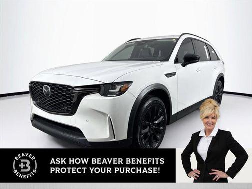 Rhodium White Premium 2026 Mazda CX-90 PHEV Premium Sport