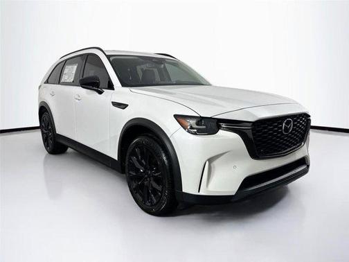 Rhodium White Premium 2026 Mazda CX-90 PHEV Premium Sport