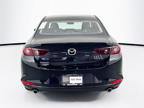 Jet Black Mica 2026 Mazda Mazda3 FWD w/Preferred Package