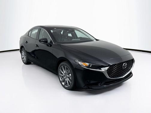 Jet Black Mica 2026 Mazda Mazda3 FWD w/Preferred Package