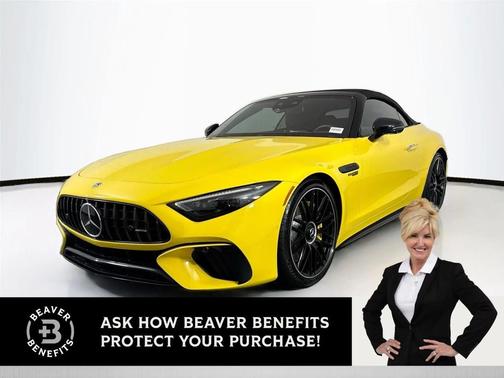 Sun Yellow 2022 Mercedes-Benz AMG SL 55 Base