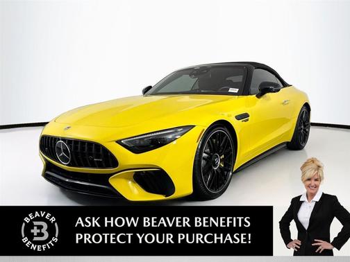 Sun Yellow 2022 Mercedes-Benz AMG SL 55 Base
